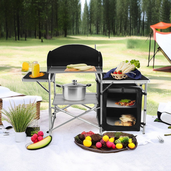 Folding Cooking Aluminum Alloy Camping Table