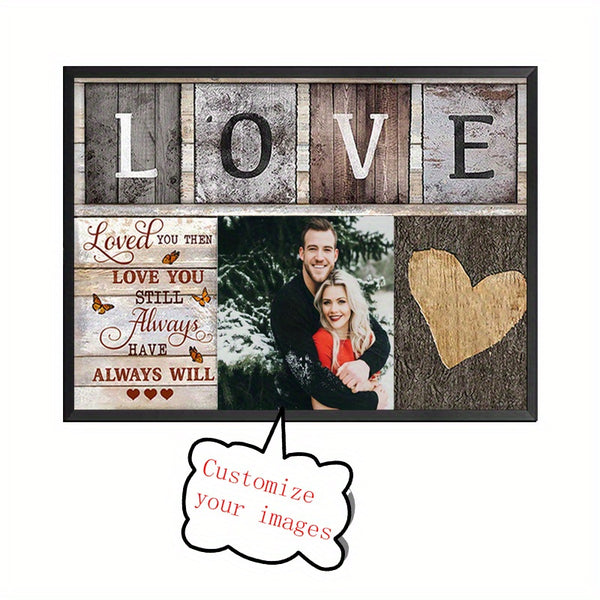 Personalized Metal Sign With Metal Framed Valentine's Day Love You Still Always