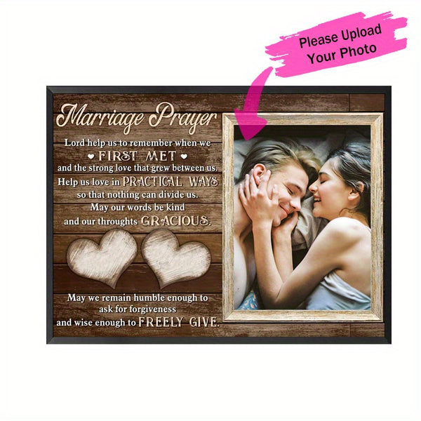 Personalized Metal Sign With Metal Framed Personalized Custom Picture Valentine's Day