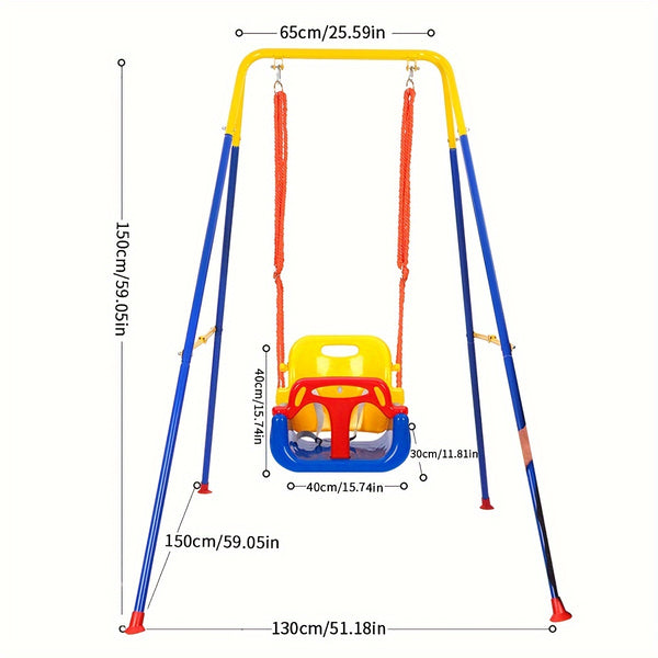 Easter Swing Set, Indoor And Outdoor Family Children's Toys Growth Swing