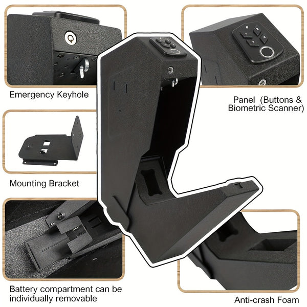 Emergency-Ready Compact Pistol Safe