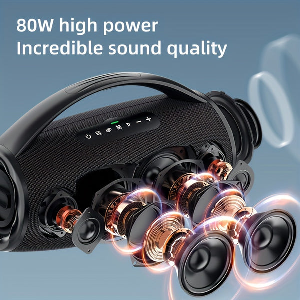 80W Outdoor Portable Mobile Power Speaker