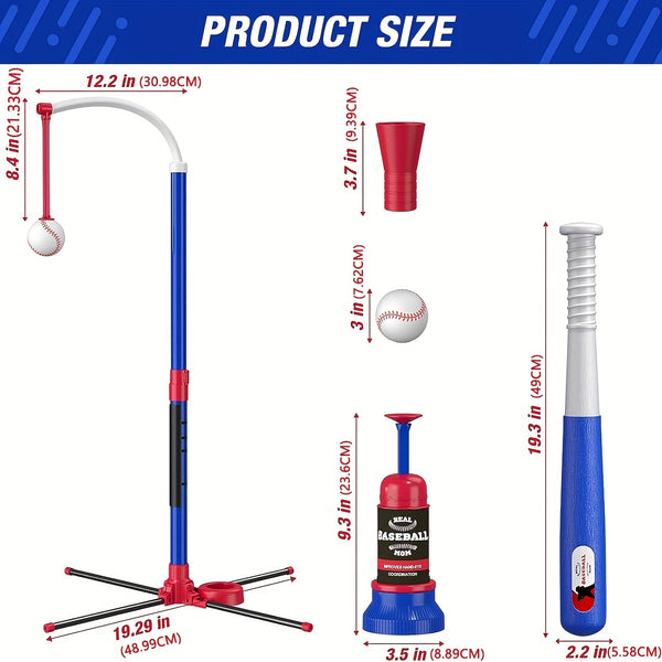 Kids Baseball Toy Set, For Kids 3-5 Years Old