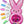 The Eggmazing Egg Decorator - Peeps Bunny - Arts and Craft Set Includes 6 Colorful Quick Drying, Non-Toxic Markers - Pink