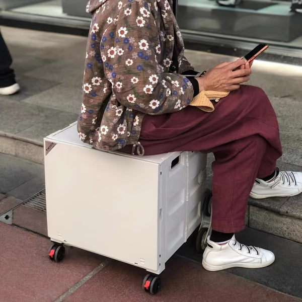 Foldable Storage Cart With Wheels