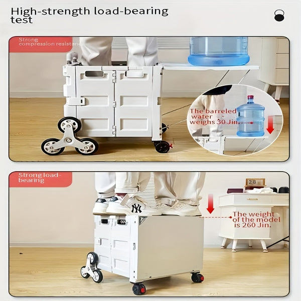 Foldable Storage Cart With Wheels
