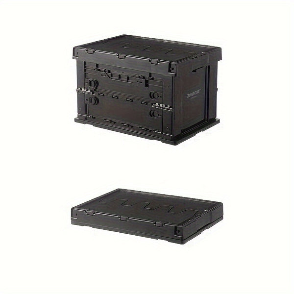 Black Folding Plastic Storage Box