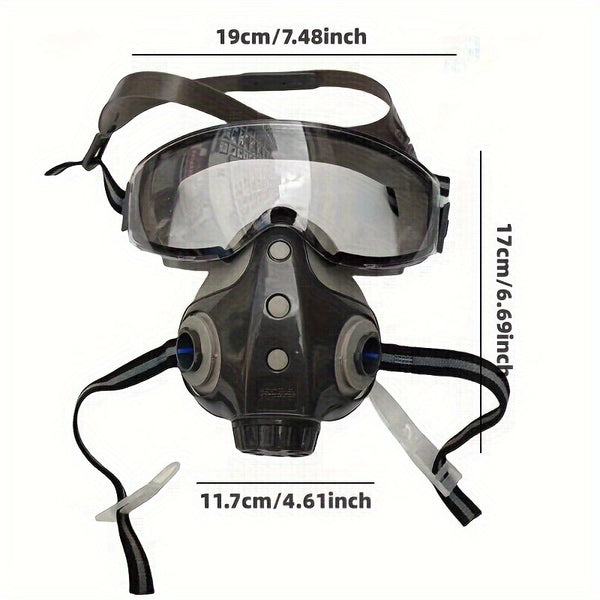 Reusable Respirator Goggles Face Mask