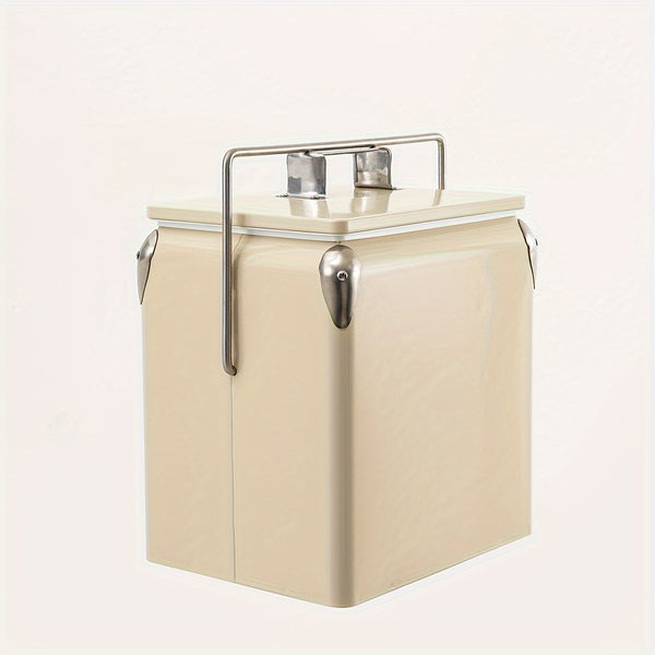 Vintage Cooler Outdoor Camping Refrigerated Insulated Box