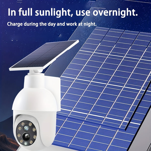 Solar Wall Light Simulation Surveillance Camera