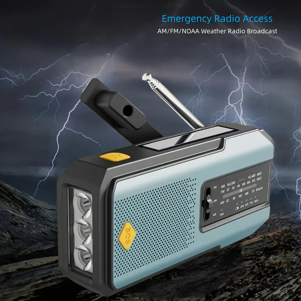 Emergency Radio Hand Crank Solar